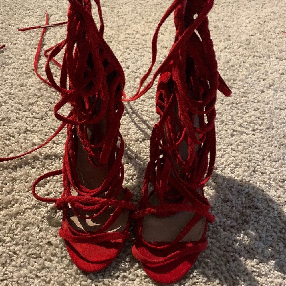 Steve Madden Red Heels